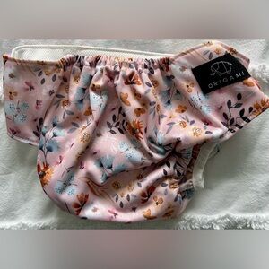 Origami Pink Floral Swim Diaper